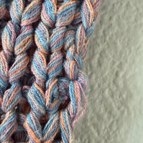 Free People‎ Chunky Knit Cotton blend Crop Purple Hoopla Sweater Vest XS - Picture 11 of 12